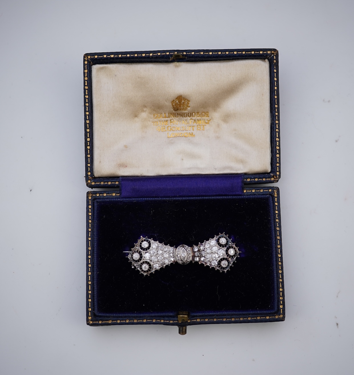 Collingwood & Co., a diamond brooch, circa 1920